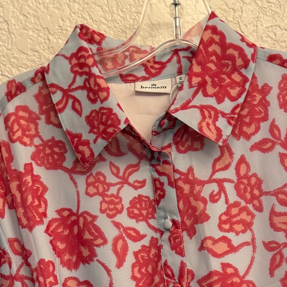 Hermoza Chiffon Floral Maxi Flowy Size Small NWOT Resort, Wedding Guest & Boho - Picture 6 of 17